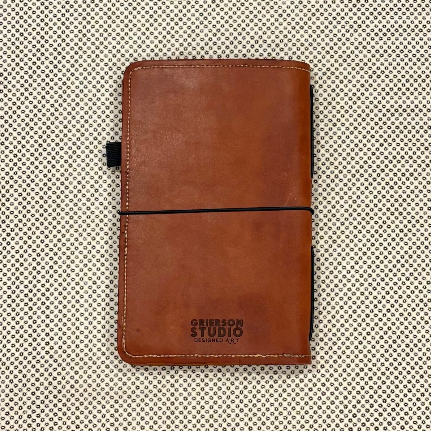 Custom Hand-stitched A5 Leather Pocket Journal Cover