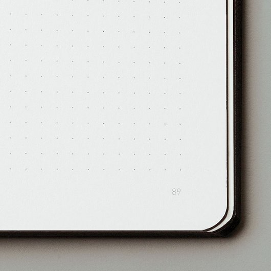 Nuuna - Voyager Notebook - Dot Grid - Medium - Grey - Grierson Studio