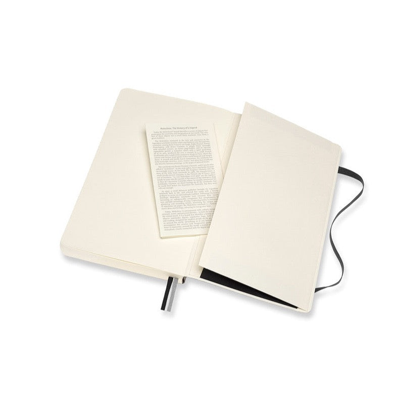 Wordsmith - Refill - Moleskine Classic Soft Cover Notebook Expanded - Large - Black - Grierson Studio