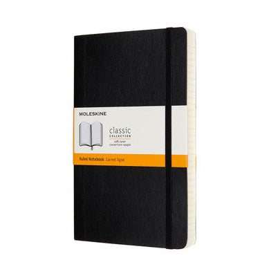 Wordsmith - Refill - Moleskine Classic Soft Cover Notebook Expanded - Large - Black - Grierson Studio