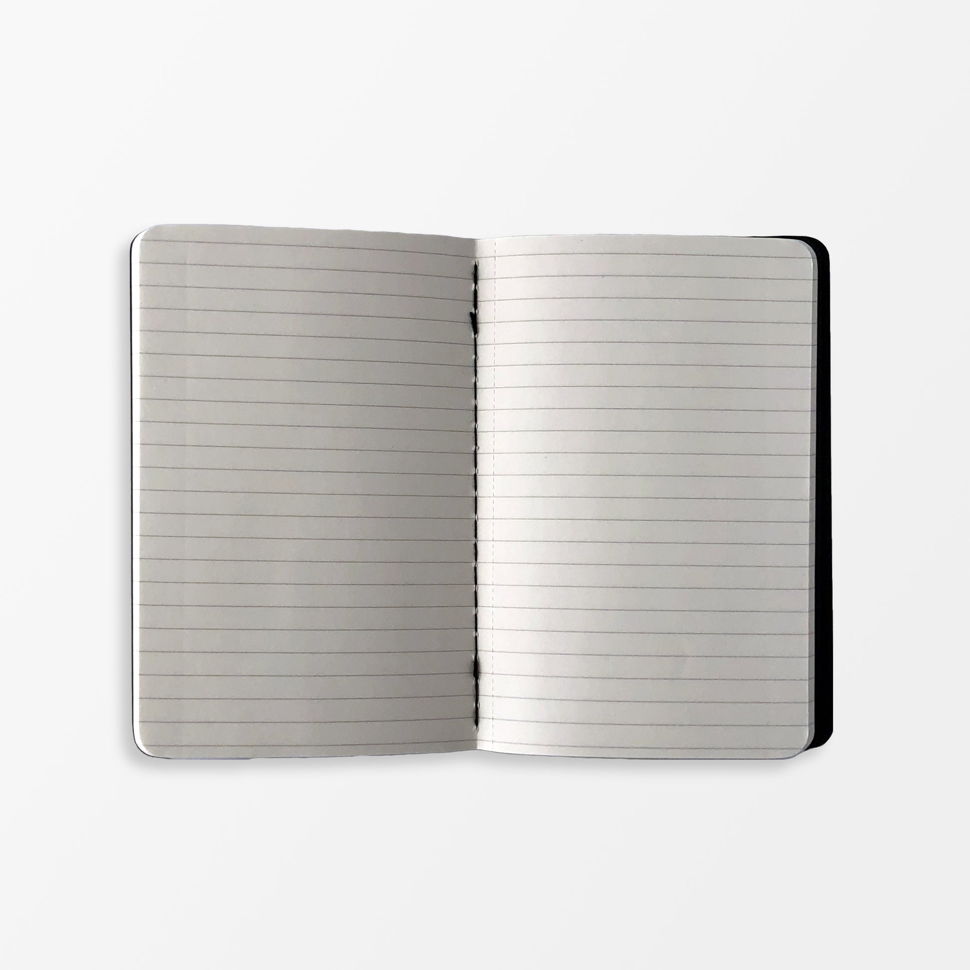 A6 Single Pocket Pioneer Black Notebook - Grierson Studio