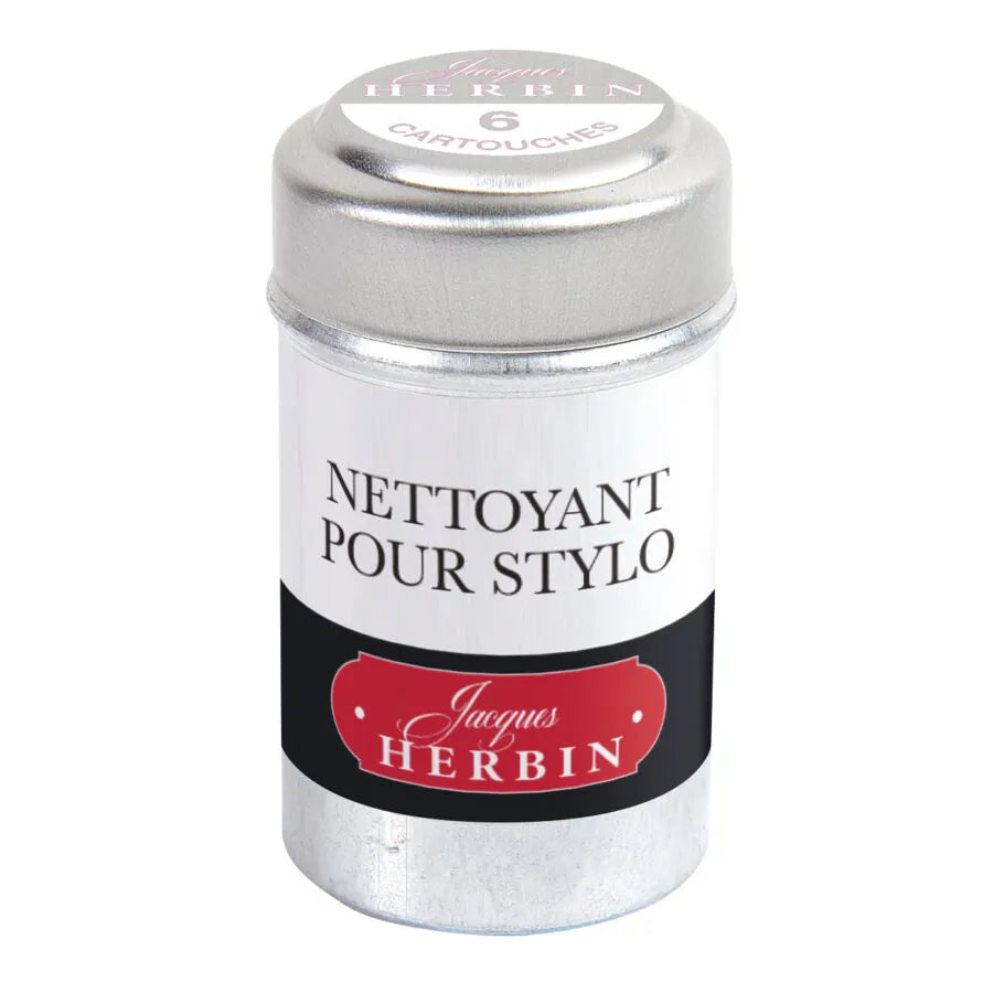 J. Herbin Fountain Pen Ink Cartridges - Cleaning Solution