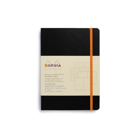 RHODIA - GOAL BOOK - A5 - DOT GRID - SOFT COVER - BLACK - Grierson Studio