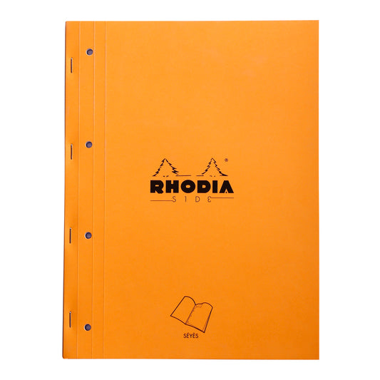 Rhodia - Pad #18 - Side Stapled Notebook - A4+ - Seyes - Orange - Grierson Studio