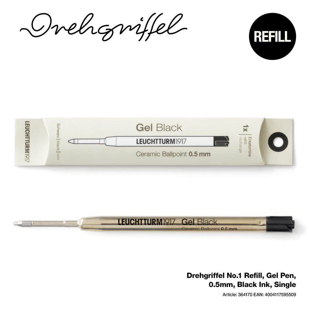 Drehgriffel No.1, Refill, Gel Pen, 0.5mm, Single - Grierson Studio