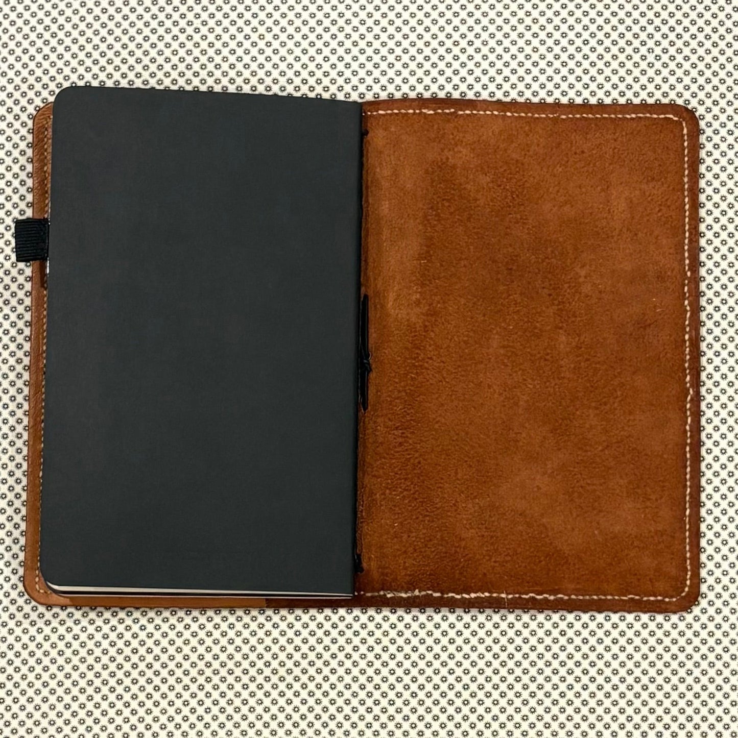 Custom Hand-stitched A5 Leather Pocket Journal Cover
