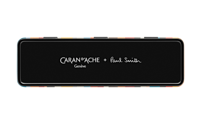 CARAN D'ACHE SET 12 COLOURED PENCILS BICOLOR & 1 BRUSH PAUL SMITH