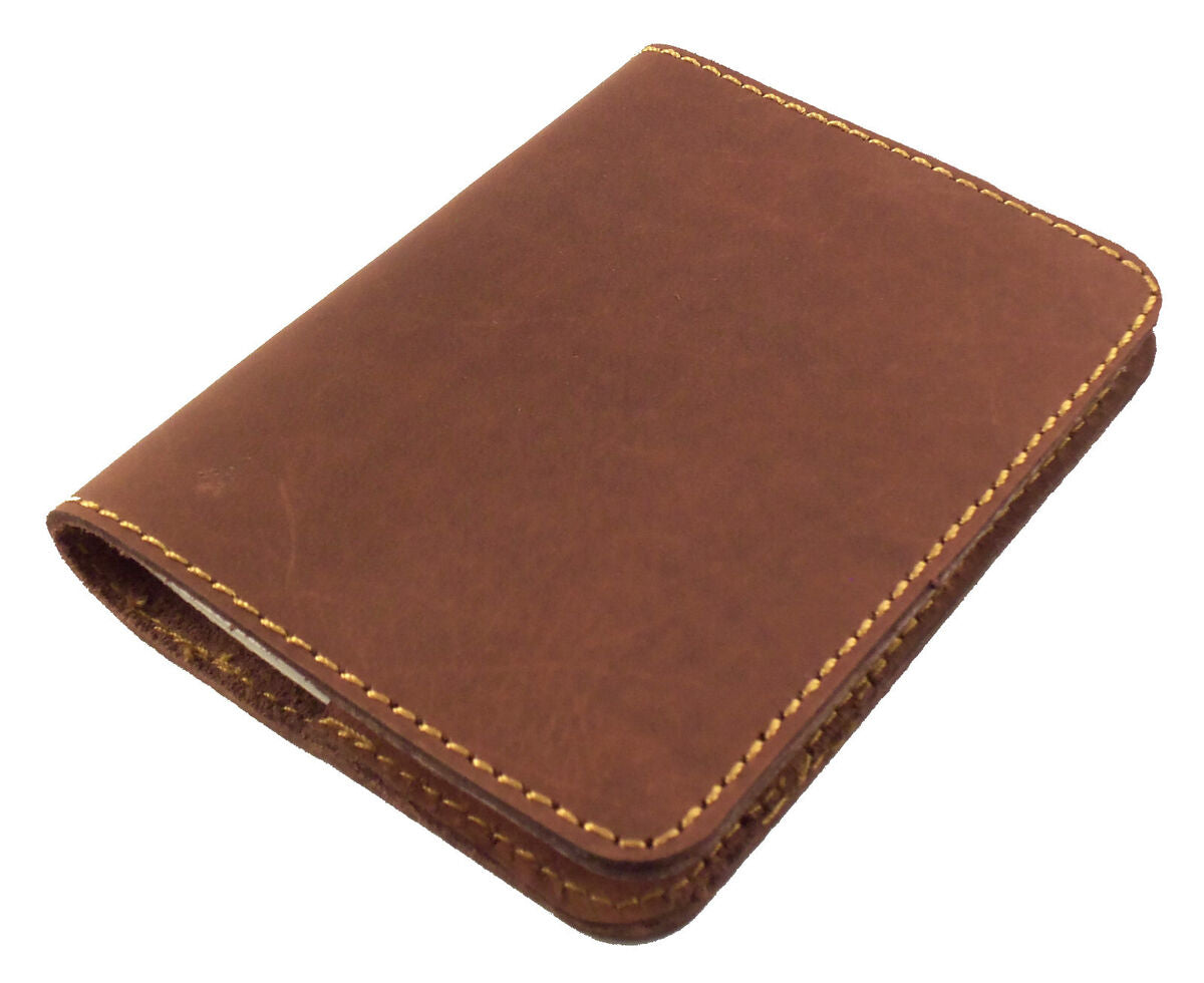Custom Hand-stitched Leather Pocket Journal Cover - Grierson Studio