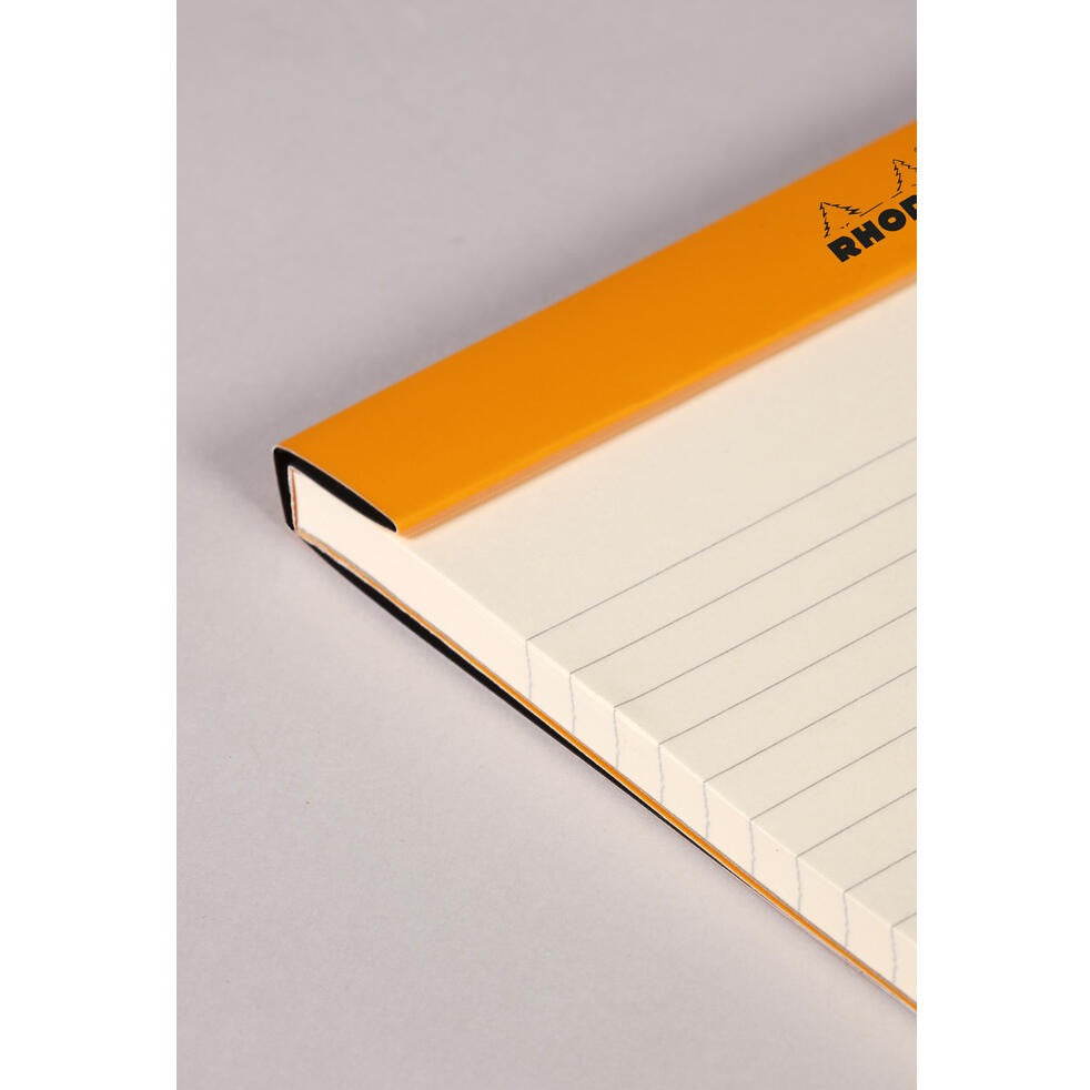 Rhodia - Premium 'R' No. 18 Top Stapled Notepad - A4 - Ruled - Black - Grierson Studio