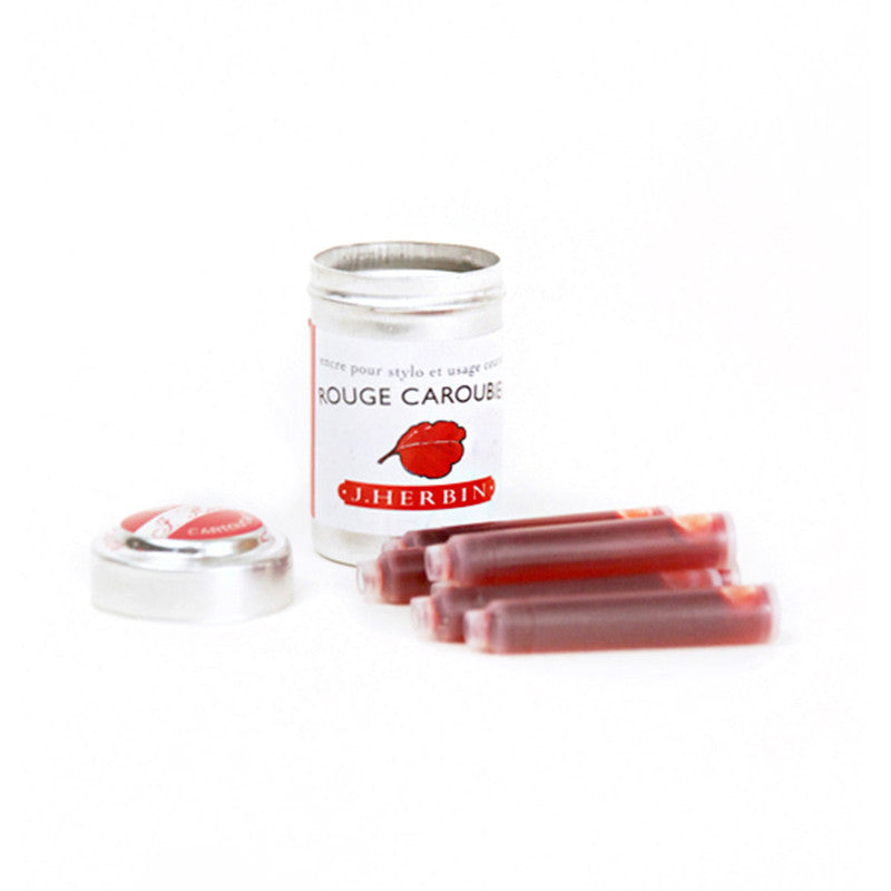 J. Herbin Fountain Pen Ink Cartridges. Imperial Red - Grierson Studio