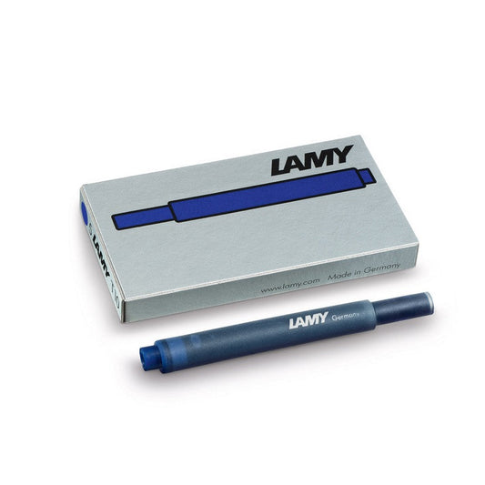 LAMY - T10 FOUNTAIN PEN INK REFILLS CARTRIDGES - PACK OF 5 - Blue-Black - Grierson Studio