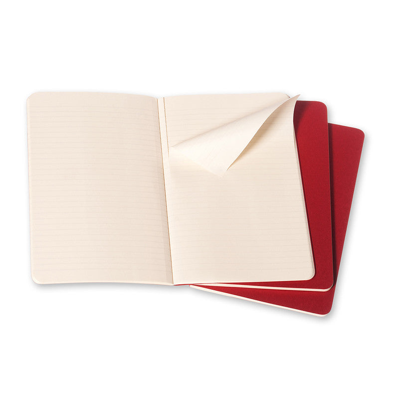 A5 Single Large Pioneer Red Notebook - Grierson Studio