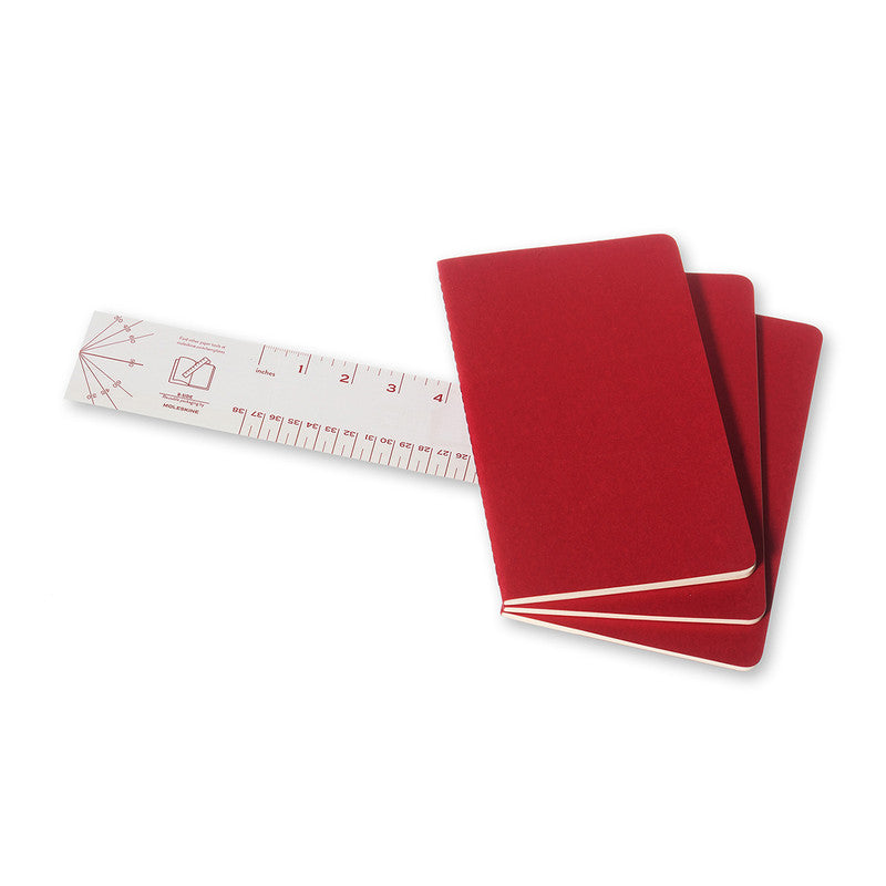 A5 Single Large Pioneer Red Notebook - Grierson Studio
