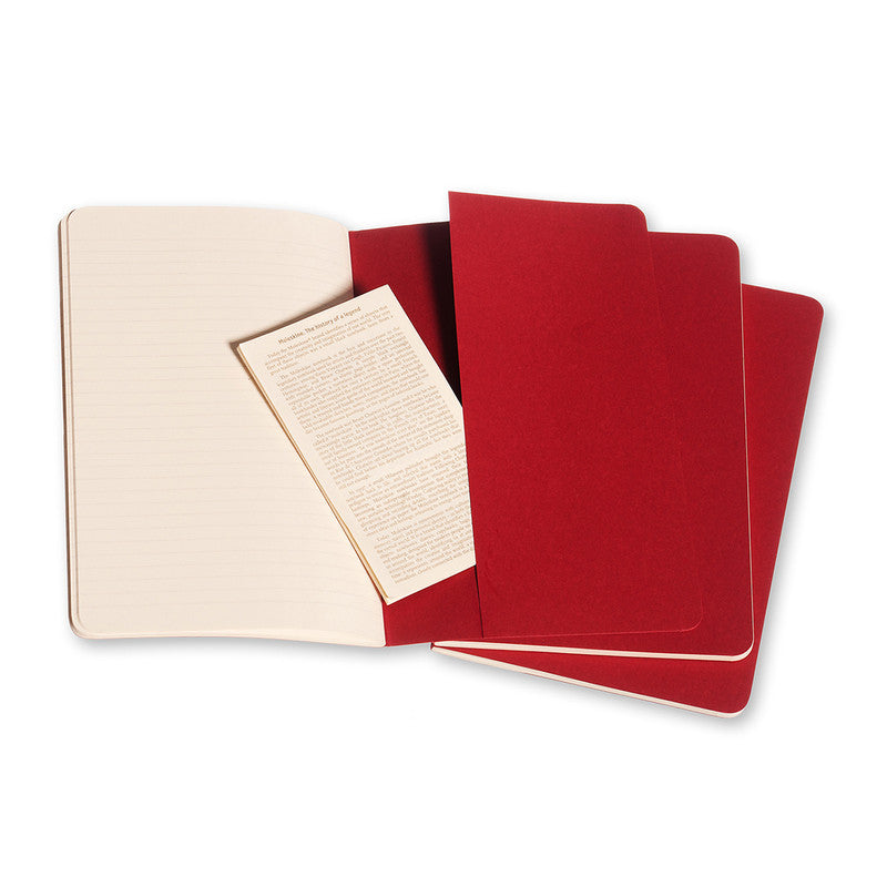 A5 Single Large Pioneer Red Notebook - Grierson Studio