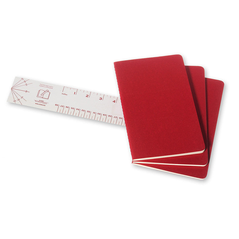 A5 Single Large Pioneer Red Notebook - Grierson Studio