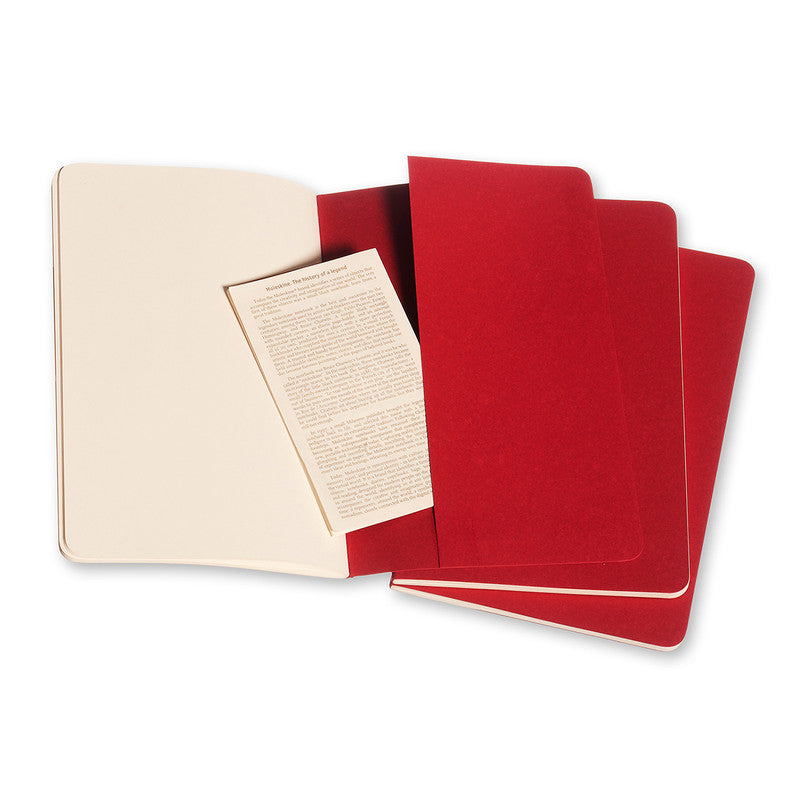 A5 Single Large Pioneer Red Notebook - Grierson Studio