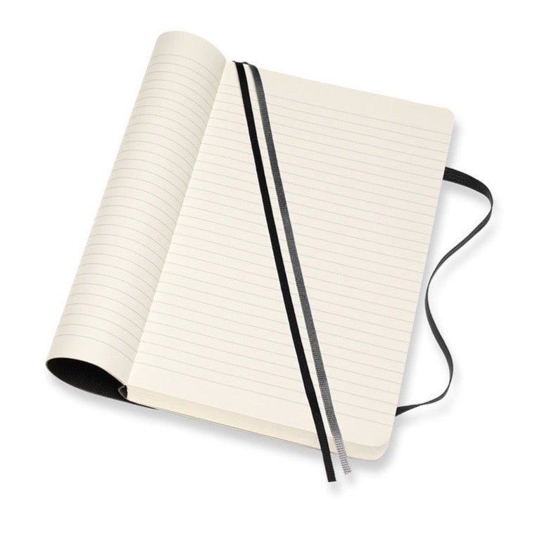 Wordsmith - Refill - Moleskine Classic Soft Cover Notebook Expanded - Large - Black - Grierson Studio
